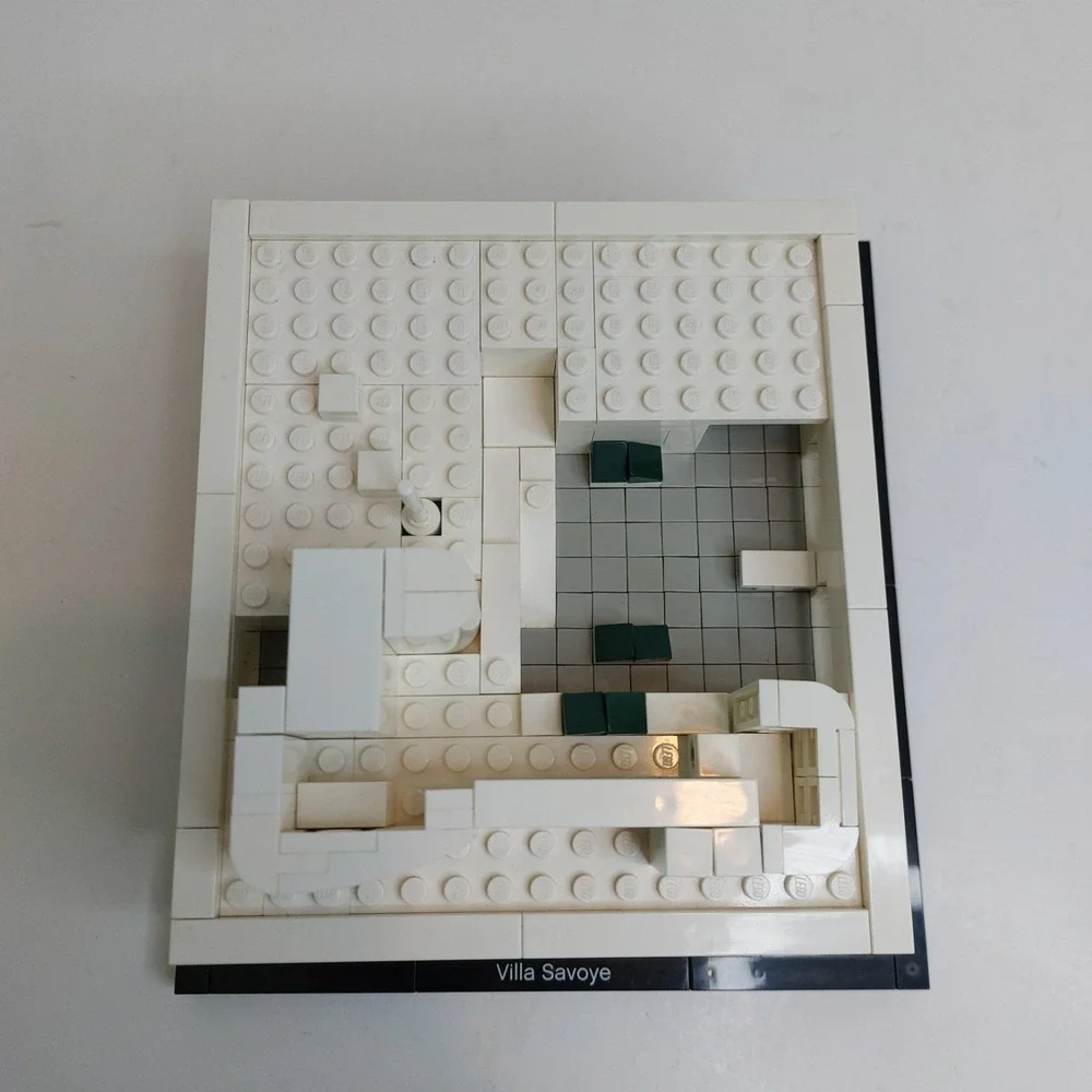 LEGO Architecture Villa Savoye 21014 Complete Display Model No Box Manual